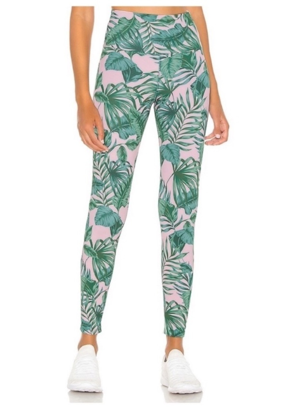 Beach Riot Pink Palm Piper Leggings
